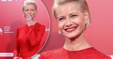 Małgorzata Kożuchowska na gali finałowej 44. festiwalu w Gdyni nie miała sobie równych. To ona wyglądała najpiękniej