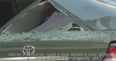 Pracownik myjący okna spadł na samochód w San Francisco