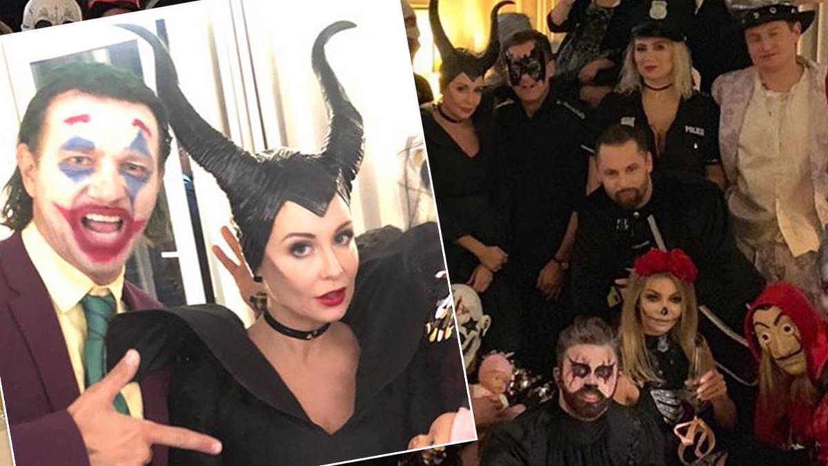 Małgorzata Rozenek i Radosław Majdan zorganizowali imprezę na Halloween 2019