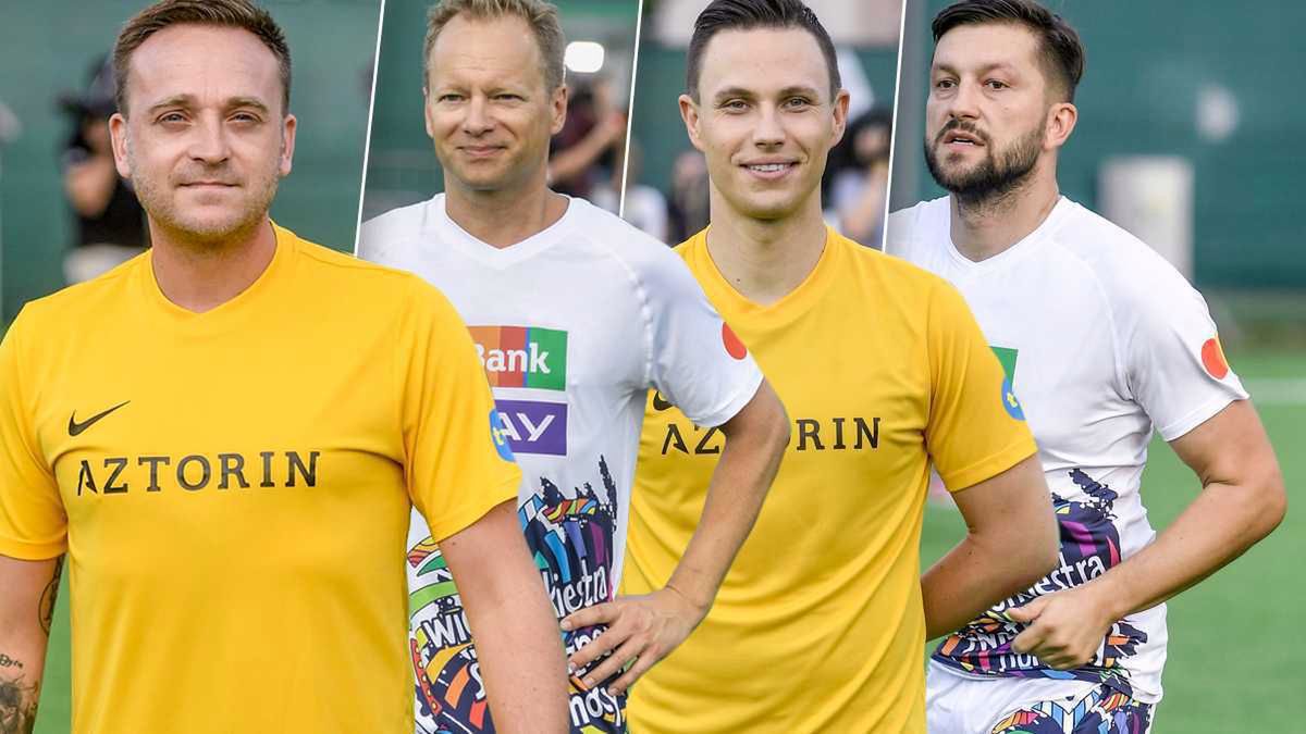 Wielki mecz TVN kontra WOŚP. Znani przystojniacy na treningu: Maciej Stuhr, Mateusz Gessler, Dawid Błaszczykowski