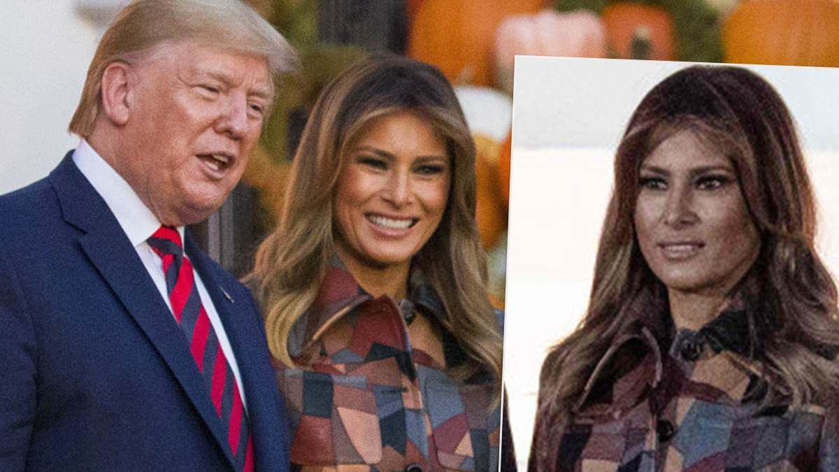 Melania Trump uczciła Halloween w bardzo stylowym stroju. Zamiast upiornie wyglądała pięknie!