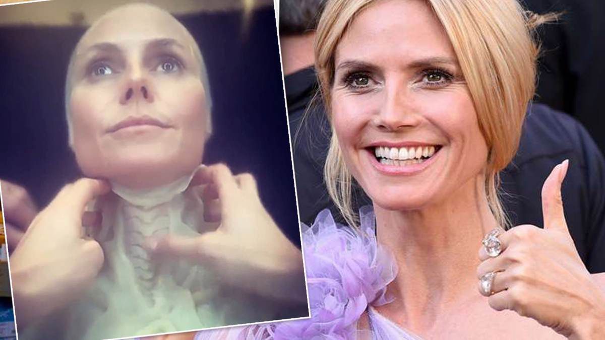 Heidi Klum pokazała wnętrzności na Halloween 2019