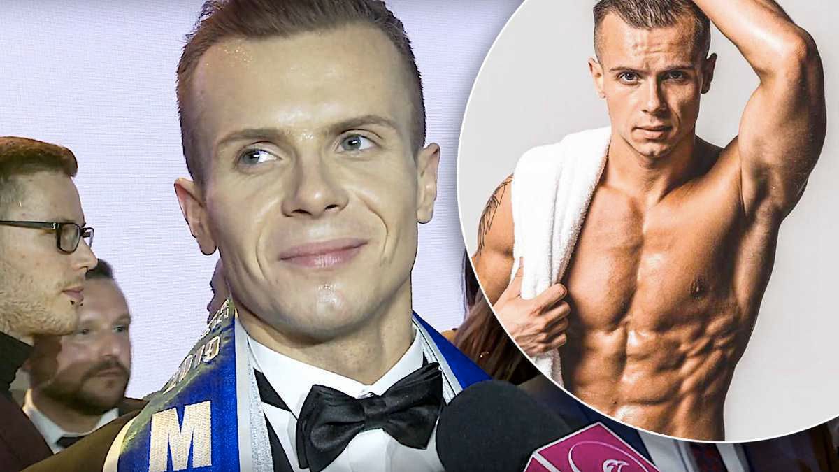 Mister Polski 2019 Daniel Borzewski o dalszej karierze i dziewczynie: "Wysoka, szczupła blondynka z dużymi oczami" [WIDEO]