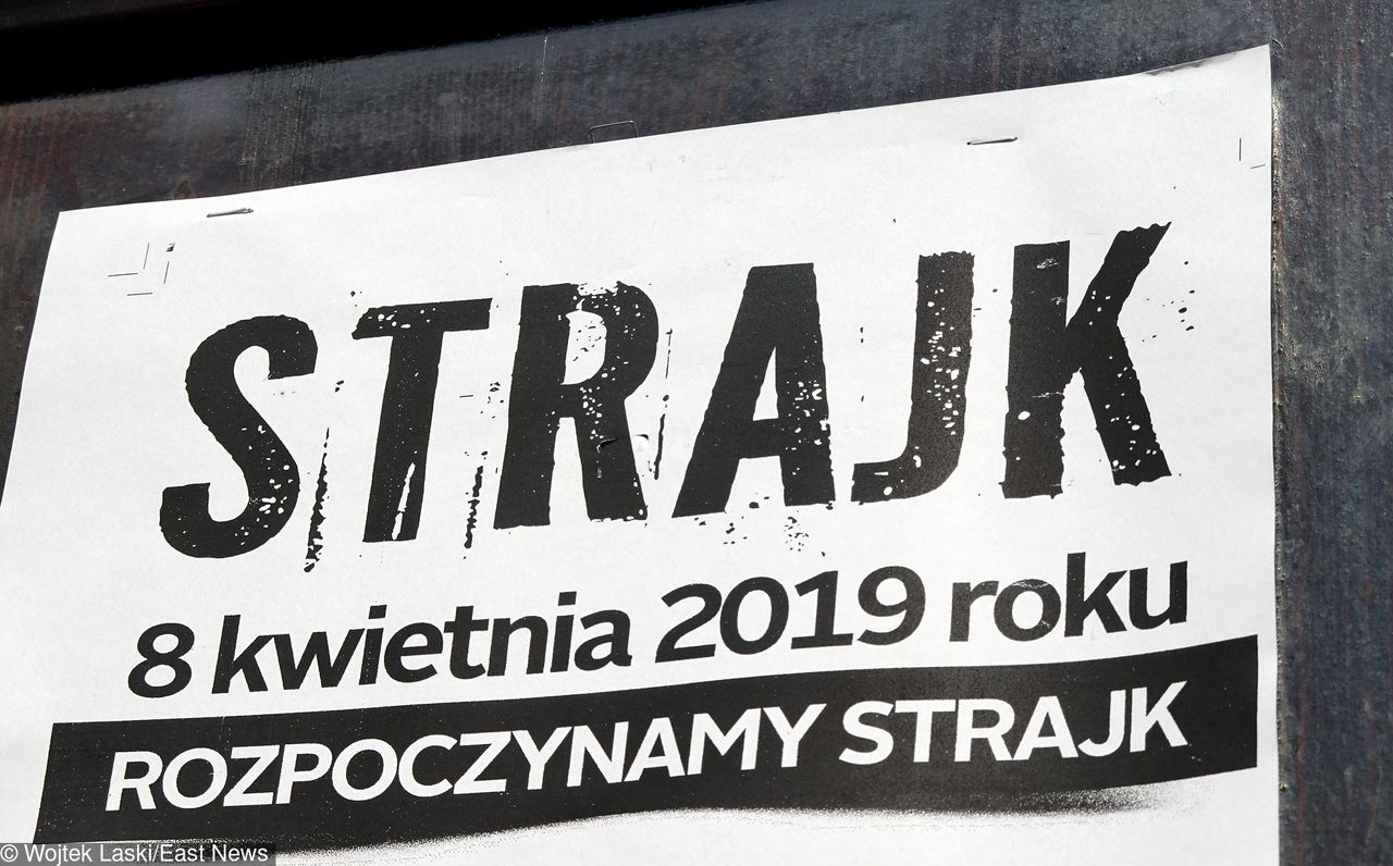 Strajk nauczycieli 2019. Policja: uczniowie są bezpieczni, nie ma zgłoszeń związanych ze strajkiem nauczycieli