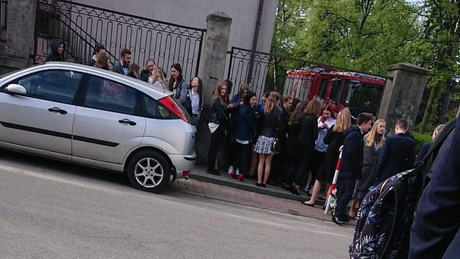 Matura 2019. Maturzyści z Będzina zostali ewakuowani