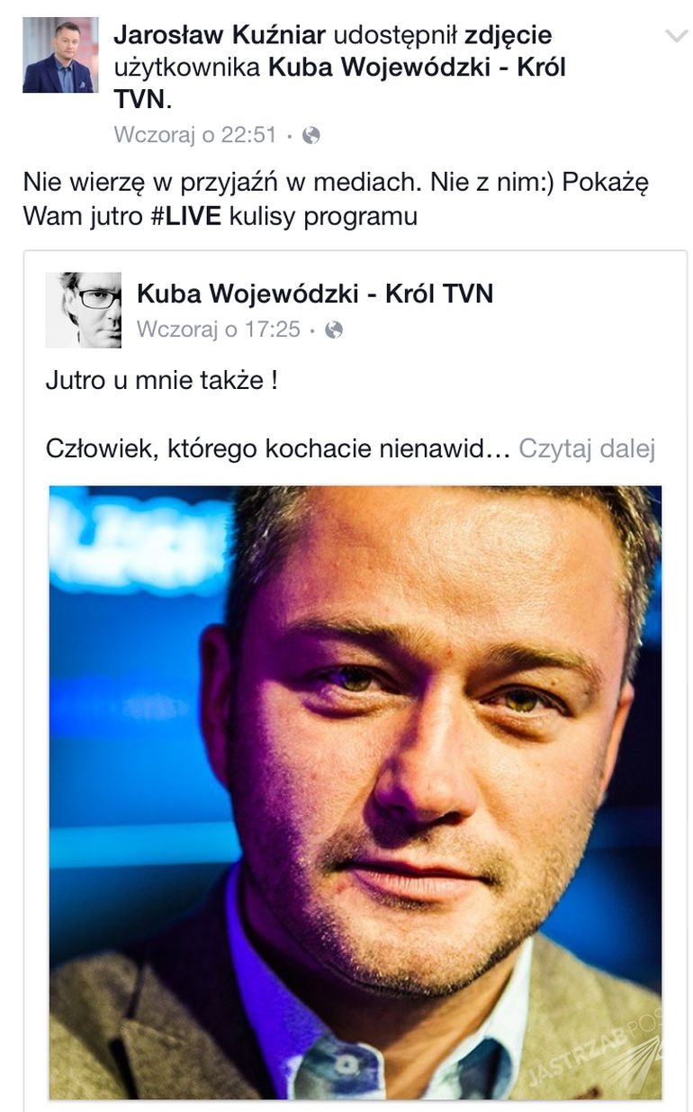 Jarosław Kuźniar u Kuby Wojewódzkiego