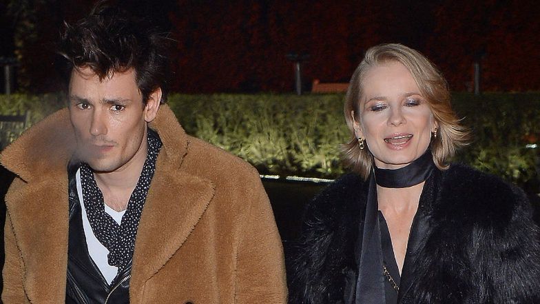 Magdalena Cielecka i Bartosz Gelner w drodze na imprezę ramówkową TVN