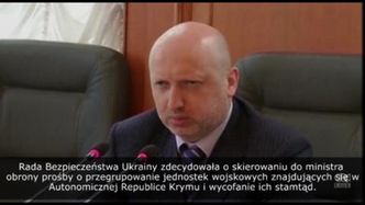 Ukraina ma wycofać swoje wojska z Krymu