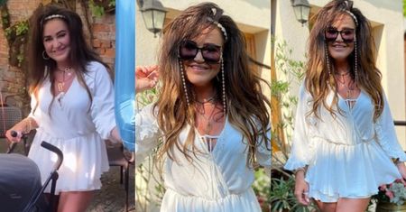 Agnieszka Kotońska z "Gogglebox" wystylizowana na Natalię Siwiec. Fani: "JAK NASTOLATKA!" (ZDJĘCIA)