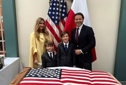 Rozenek z rodziną świętują w ambasadzie USA