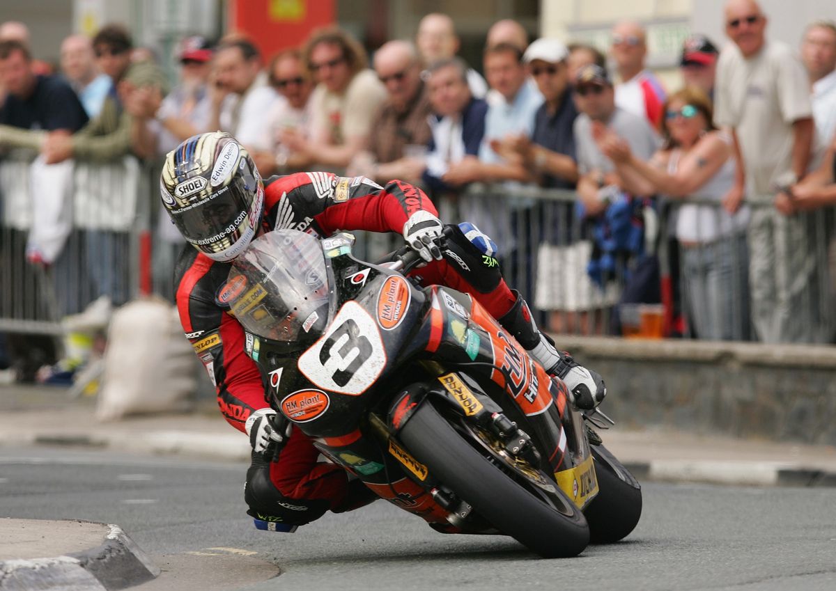 John McGuinness podczas Isle of Man TT