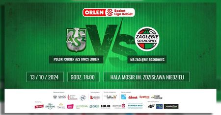 Pierwszy mecz sezonu Orlen Basket Ligi Kobiet. AZS UMCS Lublin vs. MB Zagłębie Sosnowiec. Wygraj bilety na mecz