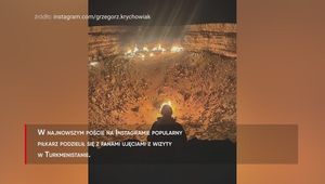 #dziejesiewsporcie: Grzegorz Krychowiak znów w podróży. Zobaczył "Wrota Piekieł"