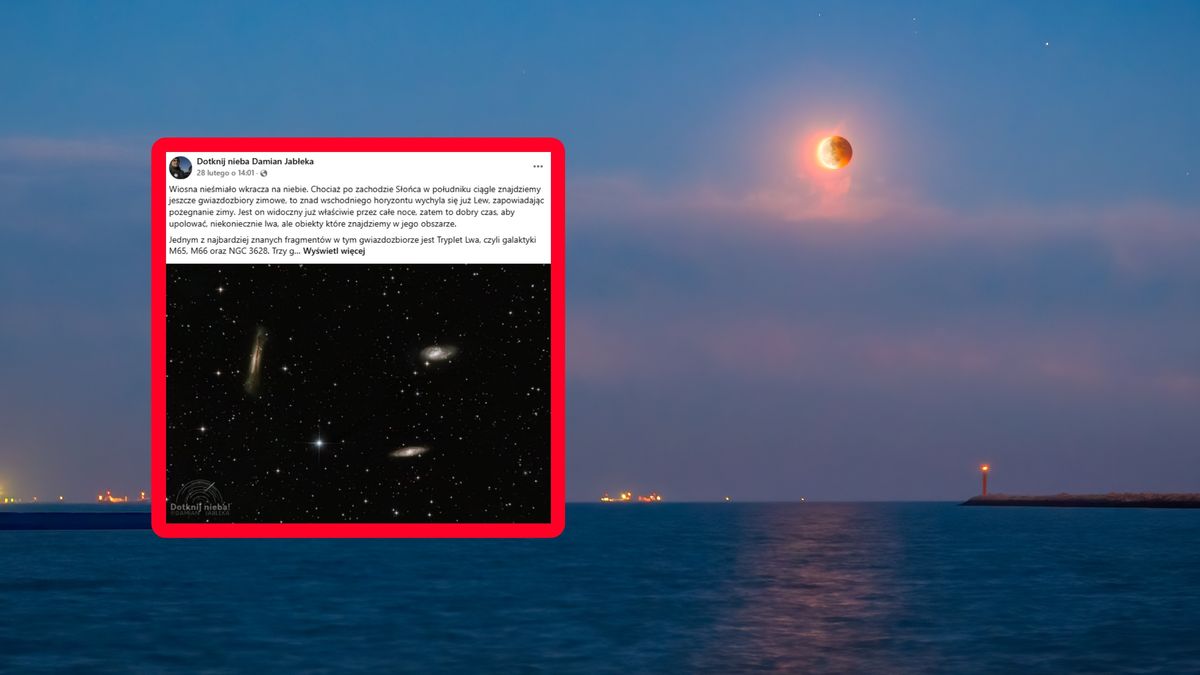 Na niebie zadzieją się niezwykłe rzeczy (zdjęcie poglądowe).