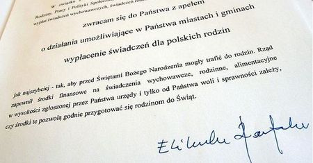 Pieniądze z "Rodzina 500+" jeszcze przed świętami. Minister apeluje, niektóre samorządy słuchają