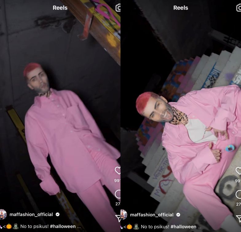 Maffashion przebrała się za Quebonafide