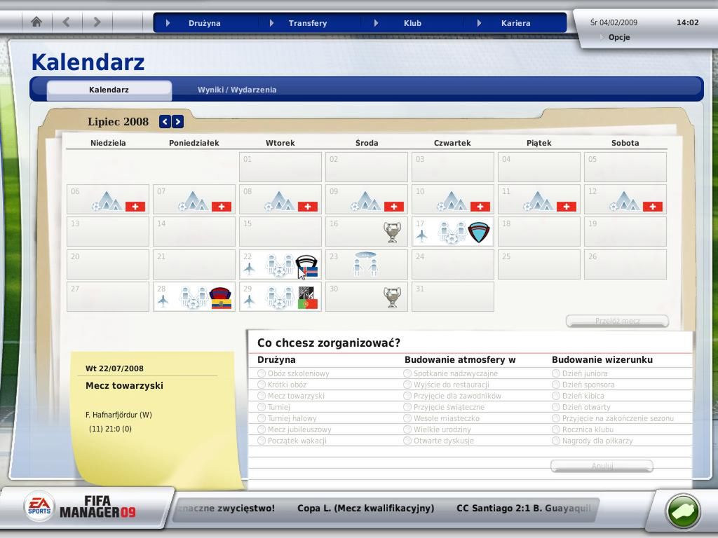 GRRRecenzja: Fifa Manager 09 5