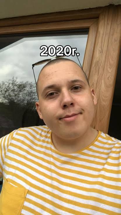 Michał Słania "przed" przemianą
