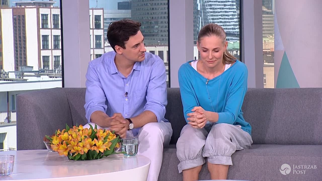 Mateusz Damięcki i Paulina Andrzejewska w Dzień Dobry TVN