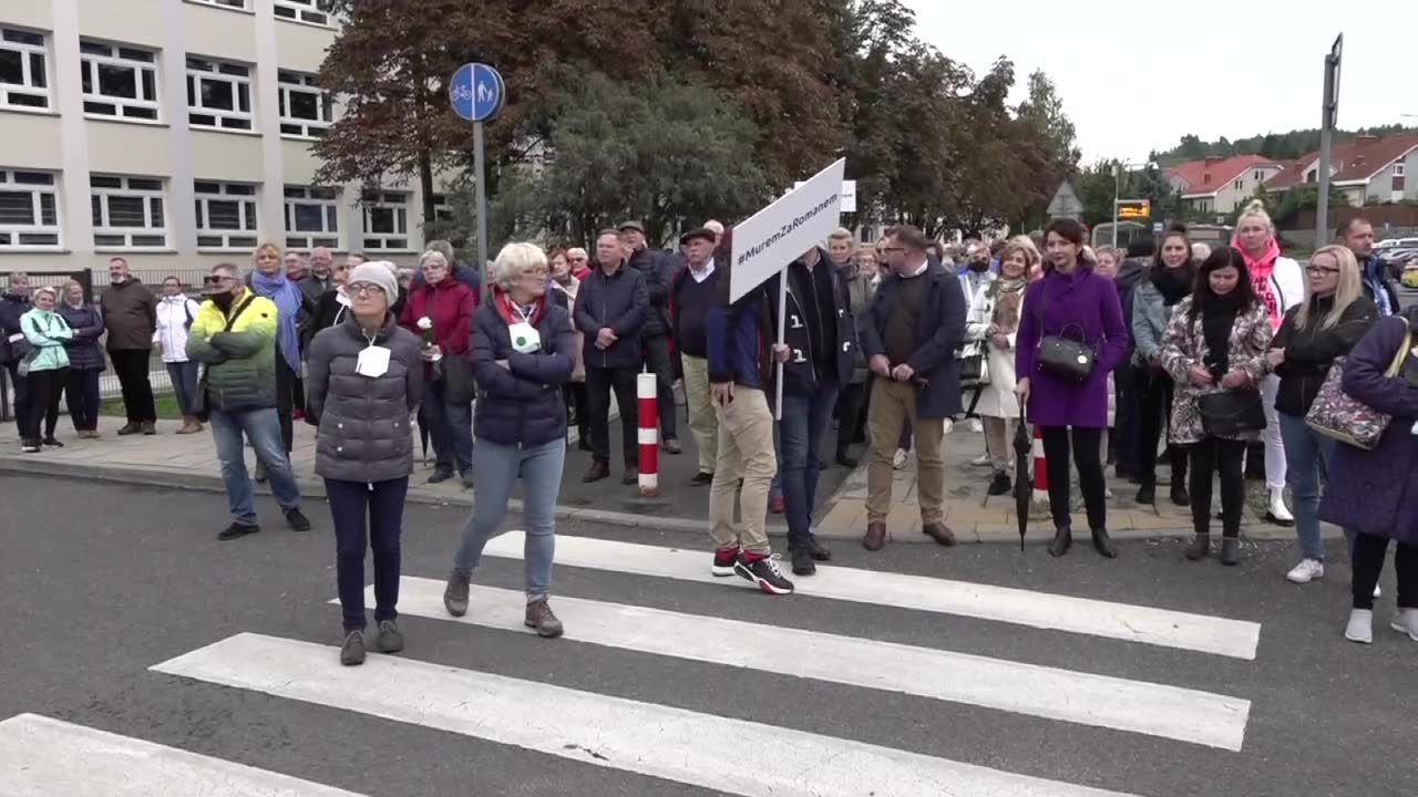 Mieszkańcy Wałbrzycha protestowali przeciwko zwolnieniu prezydenta z pracy w miejscowym szpitalu