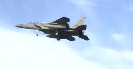 Amerykańskie myśliwce w Polsce. F-15 wylądowały w Łasku