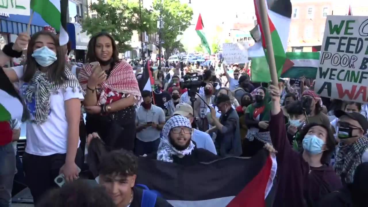 Propalestyńskie manifestacje w wielu miastach USA. Demonstracje w rocznicę Dnia Katastrofy