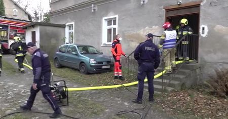 Wybuch butli z gazem na Dolnym Śląsku. Dwie osoby poszkodowane