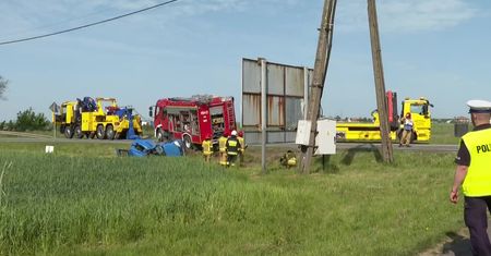 Dwa wypadki i trzy ofiary śmiertelne na DK 15 w Wielkopolsce