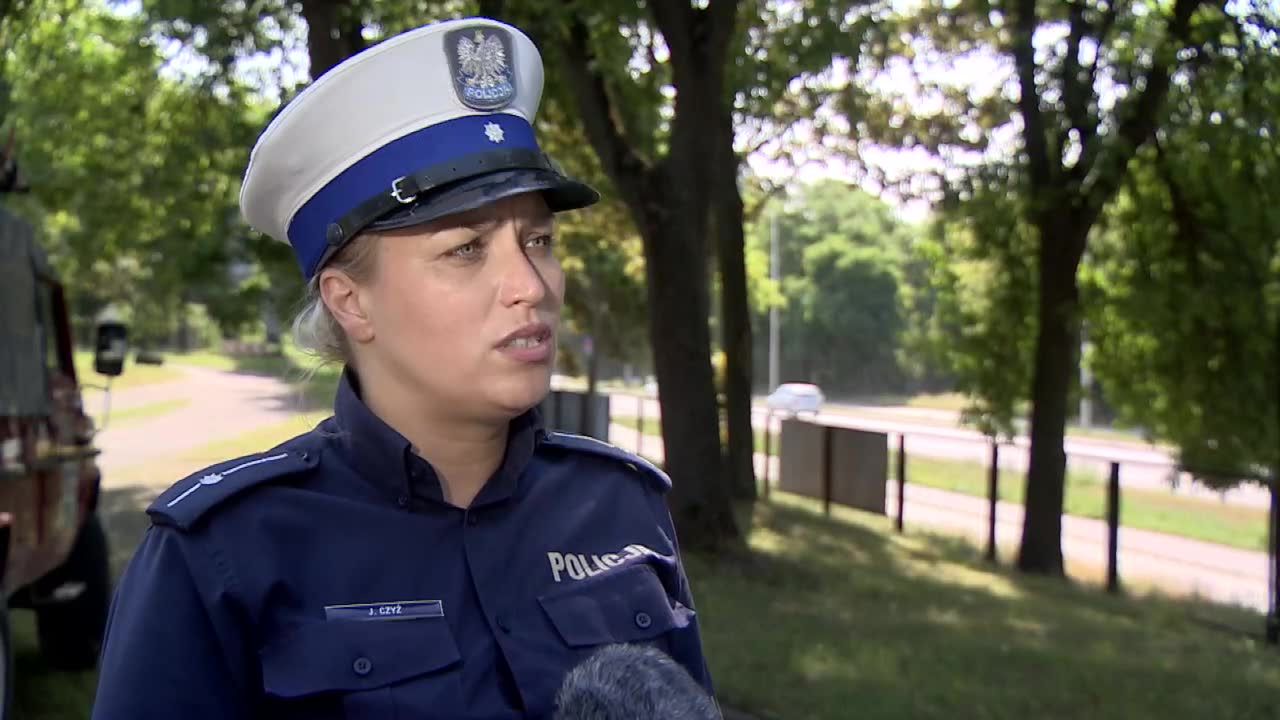 Samochód zmiótł rowerzystę w Łodzi. Policja szuka kierowcy i pasażera