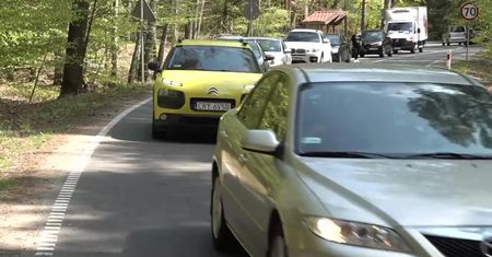Ogromne korki na Mierzei Wiślanej. Winny remont drogi wojewódzkiej