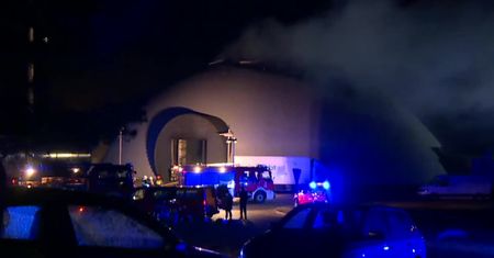 Pożar w wytwórni filmowej w Małopolskiem. Ewakuowano 70 osób.