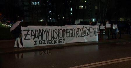 Protest samotnych rodziców przed Sejmem. Obawiają się, że przez Polski Ład stracą finansowo