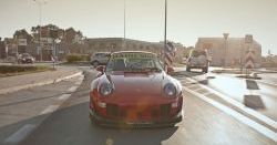 Ekstremalnie przerobione porsche z Polski