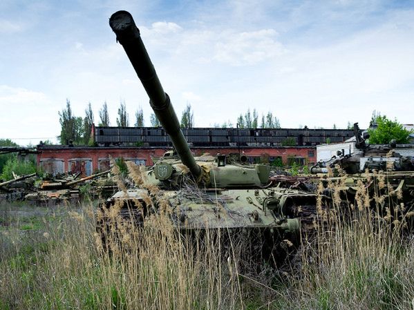 Sowieckie czołgi na Ukrainie