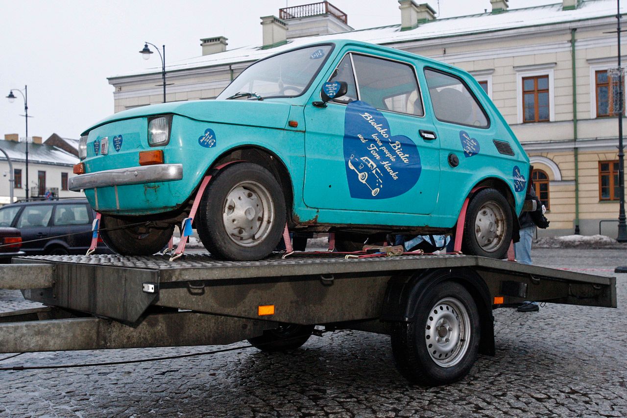 Fiat 126p dla Toma Hanksa