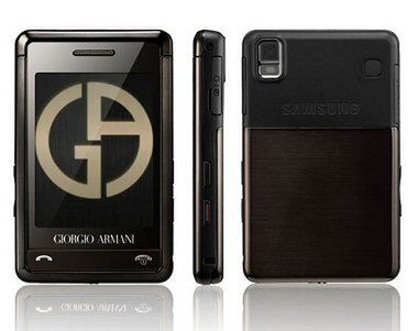 Ekskluzywny telefon z logo Giorgio Armani