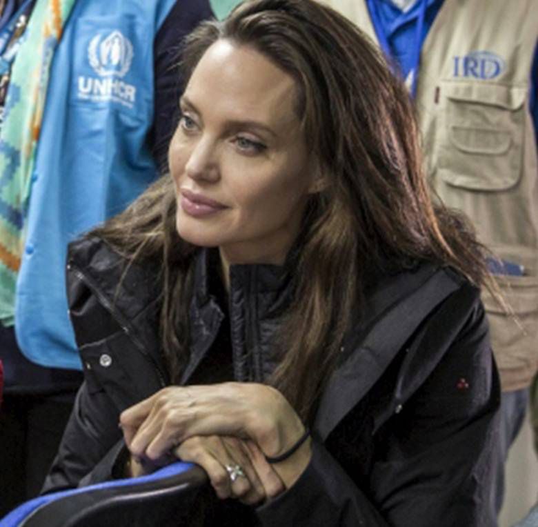 Angelina Jolie bez makijażu