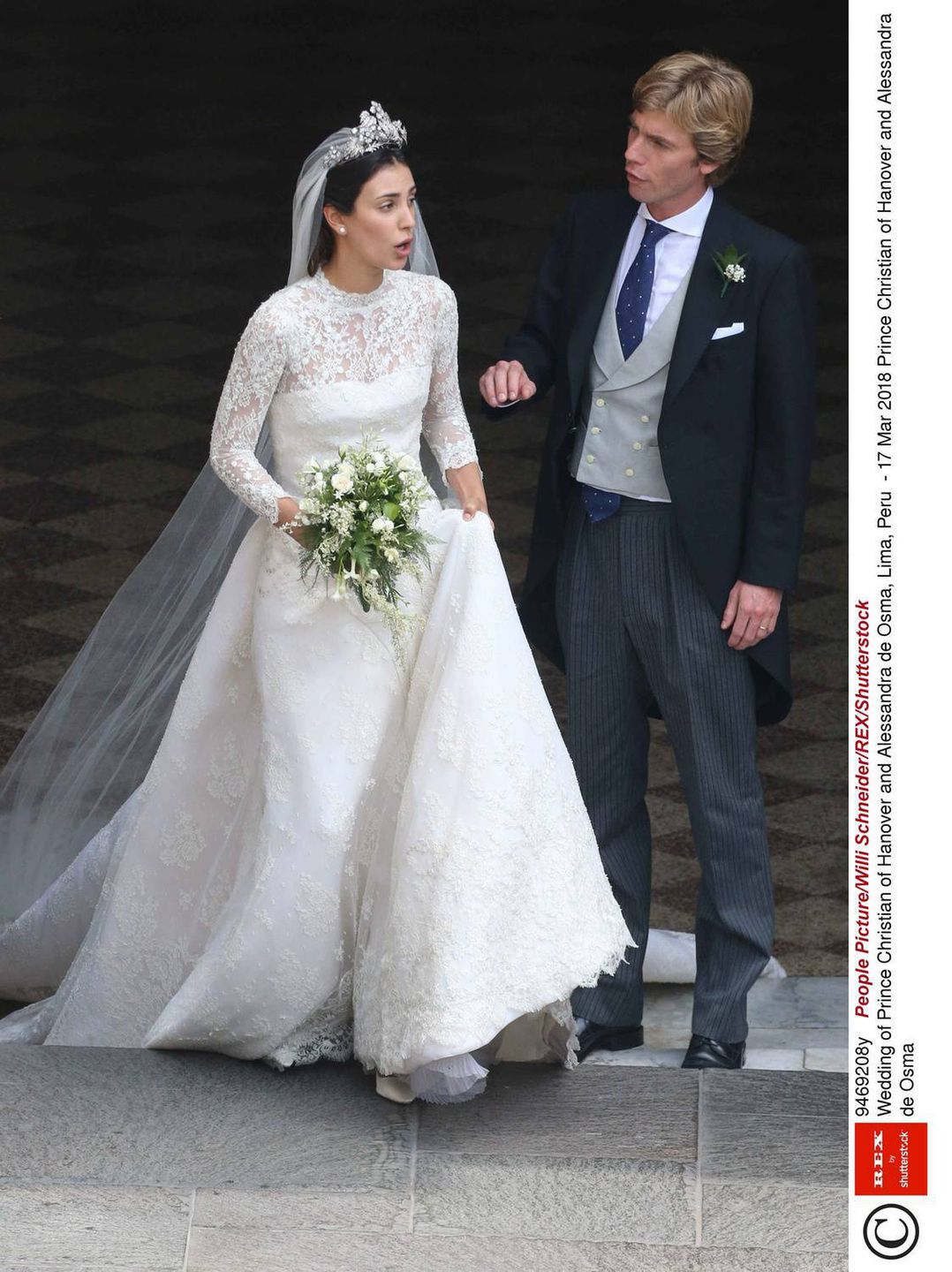 Książę Christian i  Alessandra de Osma - zdjęcia ze ślubu