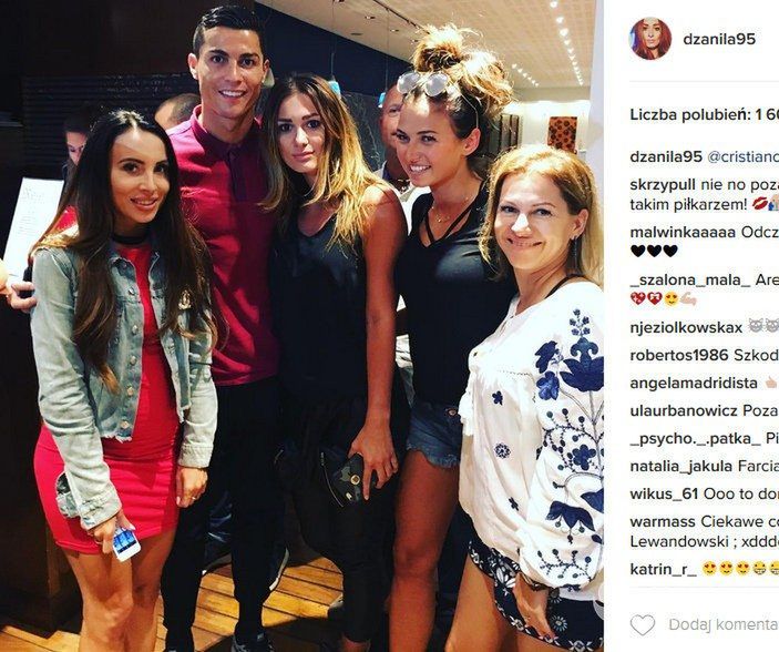Polskie WAGs spotkały się z Cristiano Ronaldo