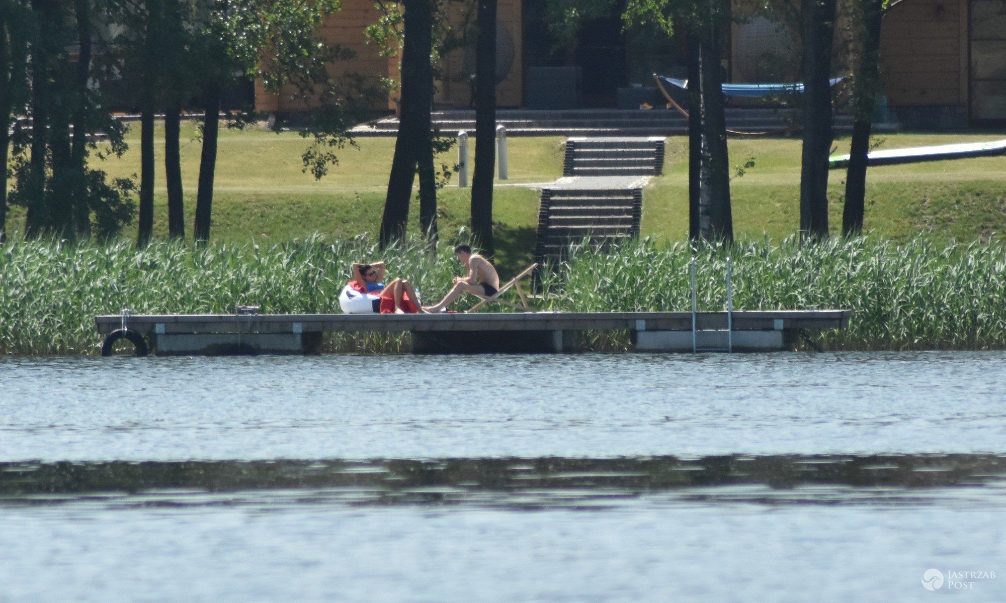 Anna i Robert Lewandowscy na Mazurach (fot. Agencja SE/East News)