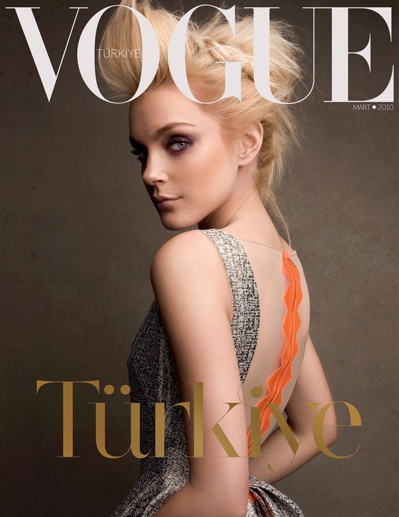 Vogue Türkiye – pierwsza okładka – Jessica Stam