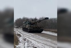 Polski Krab nagrany pod Bachmutem. Tak osłania ukraińską artylerię