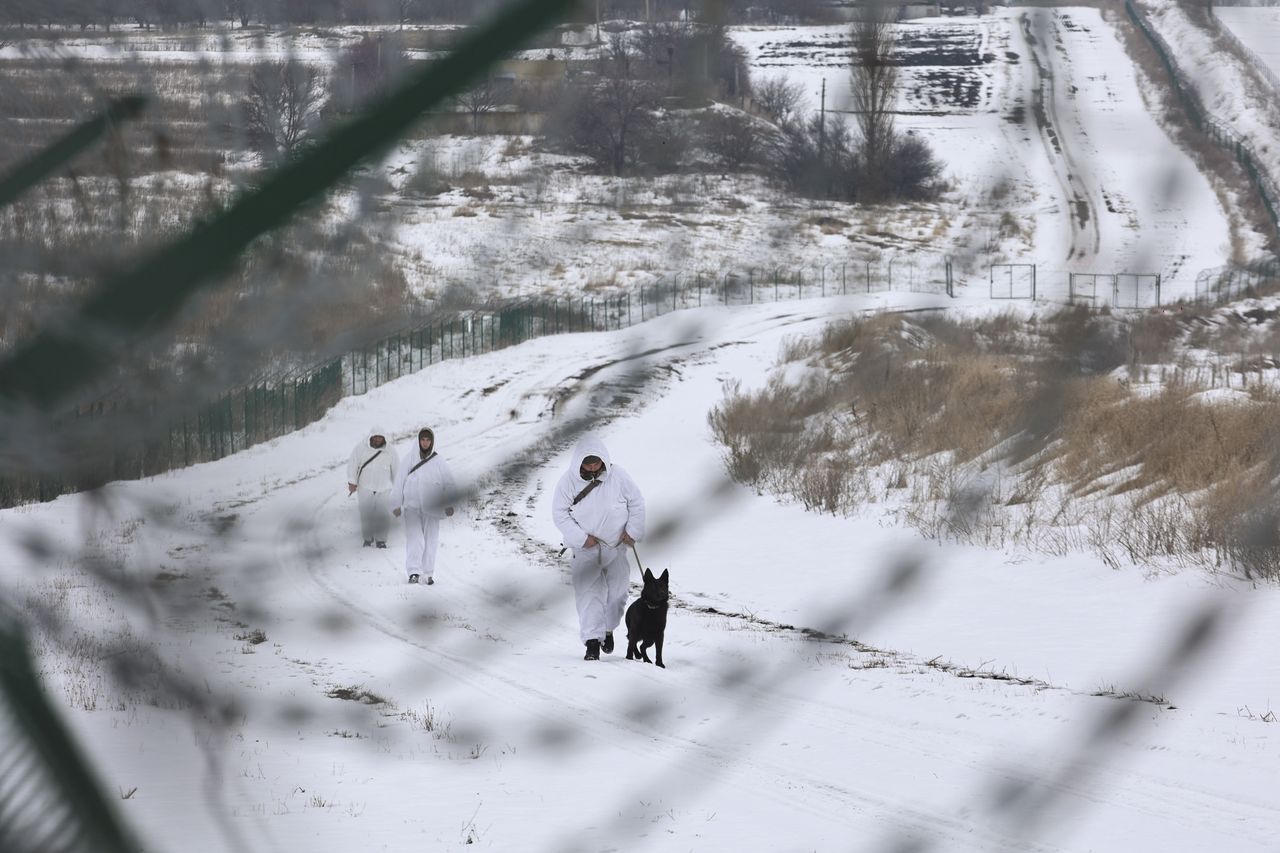 Patrol na granicy ukraińsko-rosyjskiej