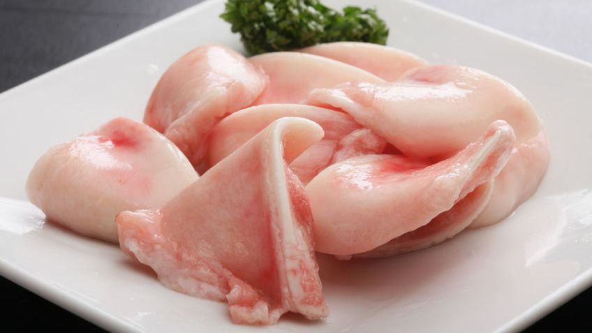 Mrożone surowe uszy wołowe