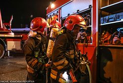 Pożar w Wejherowie. Dwoje dzieci rannych, ludzie uciekali z budynku