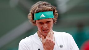 Alexander Zverev niezadowolony z występu w Paryżu. "Zagrałem totalne g...o"