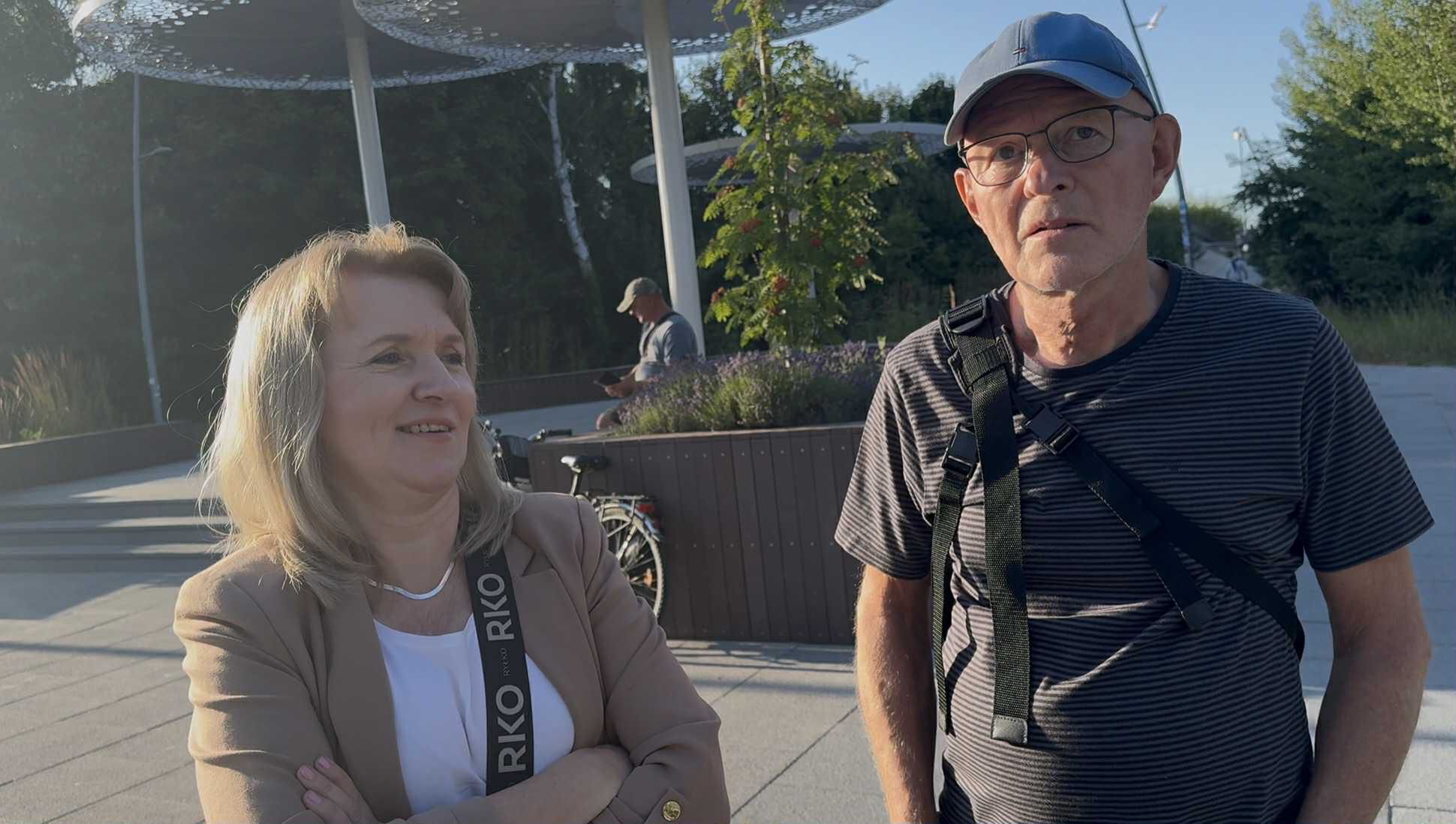 Søren i pani Agnieszka cieszą się z urlopu w Świnoujściu