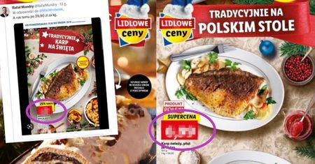 Patrzą na gazetkę Lidla i nie wierzą. Ceny karpia wbijają w ziemię