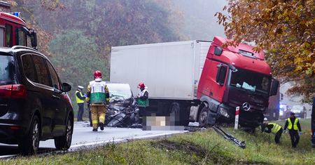 Śmiertelny wypadek na trasie Piła – Dobrzyca