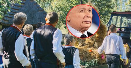 Na dożynkach pytał o Kaczyńskiego. "Do Piłsudskiego bym go porównał"